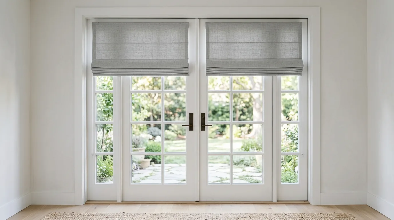 Try sheer curtains for soft privacy